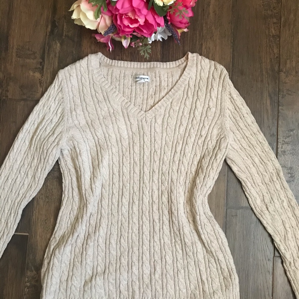 Croft&Barrow Cable Knit Sweater